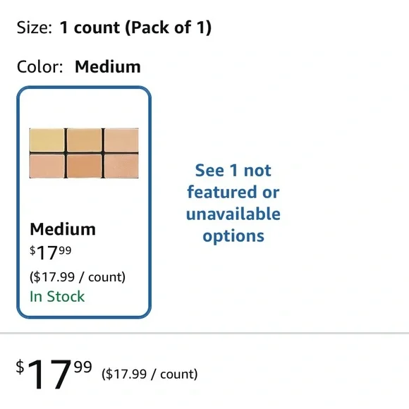 NWT Maybelline Master Camo Concealer Kit - Medium - Picture 3 of 4